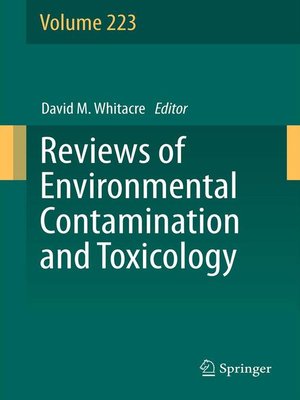 cover image of Reviews of Environmental Contamination and Toxicology Volume 223